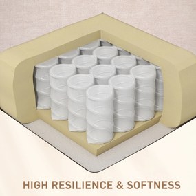 HOMCOM Fotoliu Reclinabil 145° cu Masaj și Încălzire cu 5 Programe și 8 Puncte Vibrante, Buzunare de Depozitare, Bej | Aosom Romania