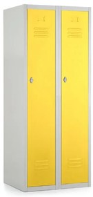 Dulap metalic, 60 x 50 x 150 cm, blocare, galben - ral 1023