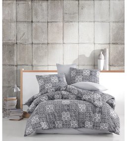 BedTex Lenjerie de pat din bumbac Ceramica gri,220 x 200 cm, 2 bucăți 70 x 90 cm