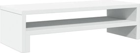 vidaXL Suport de monitor, alb, 54x22x15 cm, lemn prelucrat