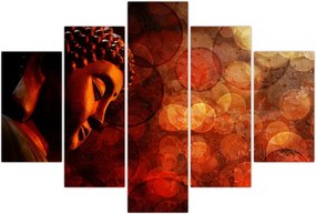 Tablou - Buddha în nuanțe roșii (150x105 cm)