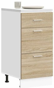 vidaXL Dulap inferior “Lyon” Stejar Sonoma 40x46x81,5 cm