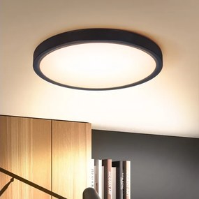 Plafonieră LED dimabilă Brilagi ESTELA LED/48W/230V 3000-6500K ø 40 cm negru + telecomandă