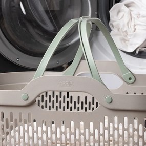 Coș de rufe maro deschis din plastic 45 l – Addis