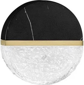 Aplica LED decorativa pentru baie IP44 LED 3000K DORIN negru