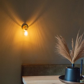 Spot de tavan Art Deco auriu cu sticlă reglabilă - Laura