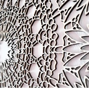 SENTOP | Mandala luxoasă din lemn pe perete, decorațiune interioară 3D | HELA