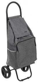 Carucior cumparaturi Tatra, gri, 34 x 30 x H 95 cm, 36 de litri