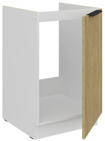 Dulap inferior de bucătărie pod drez Carminia 50 ZL 1F BB (stejar cremona + alb). 1128047