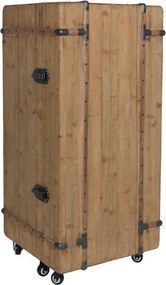 Dulap vinotecă din lemn Dutchbone Lico