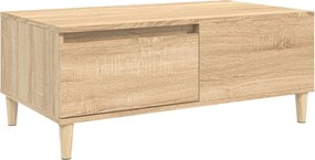 vidaXL Măsuță de cafea, stejar sonoma, 90x50x36,5 cm, lemn compozit