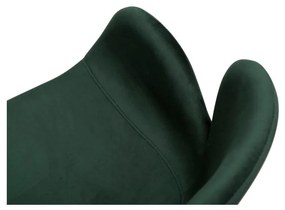 Scaun de sufragerie verde cu cotiere tapițat Gaia – DAN-FORM Denmark