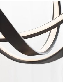 Lustra LED suspendata design modern APUS negru NVL-9348053