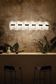 Lustra LED moderna design Art Deco realizata manual LA LOLLO XL PEWTER