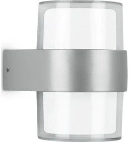 Telefunken 320404TF - Aplica exterior LED pentru perete, 2xLED/8W/230V, IP44, crom mat