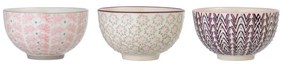 Set de 3 boluri din gresie ceramică Bloomingville Maya, ø 11,5 cm