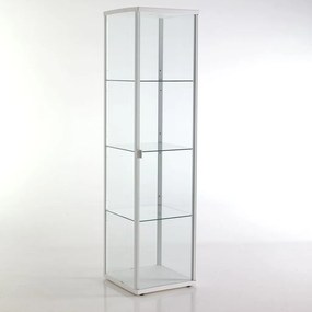 Vitrina cu rafturi din sticla WOW WHITE 2520 FTP