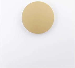 Aplica LED de perete design ambiental CYRCLE 22cm aurie