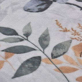 Lenjerie de pat albastru prăfuit din micropluș/cocolino pentru pat de o persoană 140x200 cm Greta – My House