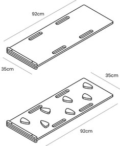 Leagăn în culoare naturală din lemn de pin 39x75x38 cm Montessori – Meowbaby