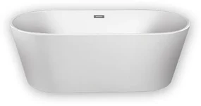Cada freestanding, Florida, Denisa P-150, ovala, cu instalatie completa, alb