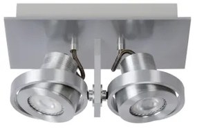 Lucide 17906/10/12 - Lampa spot LED LANDA 2xGU10/4,5W/230V crom