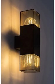 Aplică de exterior Rabalux 77081 LOANDA 2xE27/60W/230V IP54 negru