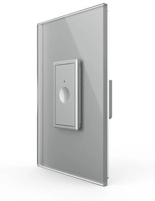 Intrerupator Simplu cu Touch Livolo cu Rama Din Sticla 1M, Zigbee EC