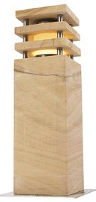 Lampă de podea modernă pentru exterior din piatră de nisip 40 cm - Grumpy