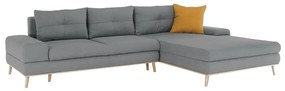 Coltar stanga Culoare Gri / Mustar, PANOS Varianta de colt: Colt Stanga