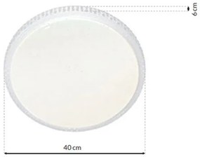 Plafonier LED CRUZ dimabil cu DO, 1xLED 40W 230V 2000lm