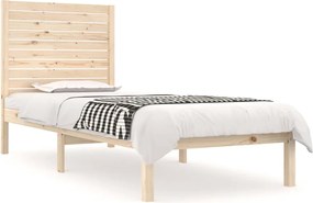 vidaXL Cadru de pat single, 90x190 cm, lemn masiv