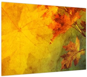 Tablou - Frunze de toamnă (70x50 cm)