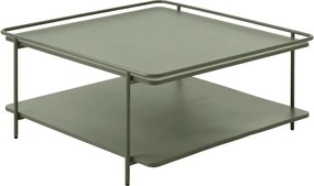 Măsuță de cafea verde din metal 75x75 cm Yuba – Unique Furniture