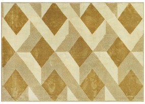 HOMCOM Covor salon 170 x 120 cm blănuri scurte lavabil la mașină hipoalergenic pentru living, dormitor, birou, galben | Aosom Romania