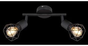 Spot LED XARA 2xE14/6W/230V negru Globo