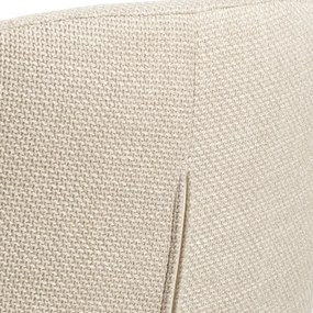 MAZZONI EXPORT CLARA Bej (material Basel 24)/picioare negre - SCAUN MODERN ADÂNC TAPIȚAT PENTRU SALON/LIVING/BIROU LOFT