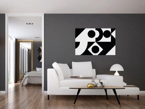 Tablou - Abstracție geometrică N⁰1 (90x60 cm)