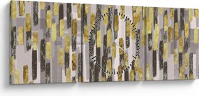 Tablou - Decor modern (cu ceas) (90x30 cm)