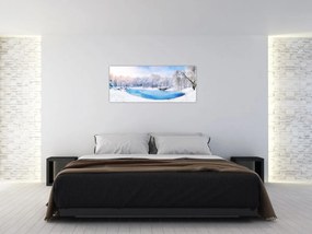 Tablou - Lac de gheață (120x50 cm)