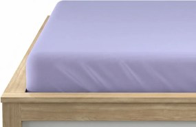 Cearsaf Jersey cu elastic 90x200 cm mov deschis