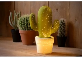 Lucide 13513/01/33 - Lampa de masa CACTUS 1xE14/40W/230V verde