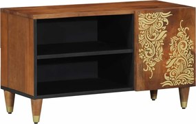 vidaXL Cabinet TV Maro miere 80 x 33 x 46 cm Lemn de mango solid