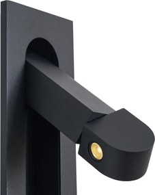 Set de 2 Aplice Moderne Negre Incl. LED și Port USB-C - Hilton