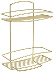 Raft pentru baie auriu din oțel Onda – Metaltex