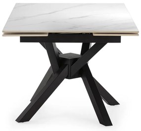 Masă de dining extensibilă cu blat din piatră cu blat suplimentar 90x150 cm Arlene – Marckeric