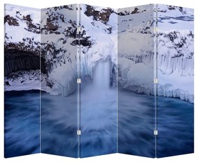 Paravan - Cascadele iarna (210x170 cm)