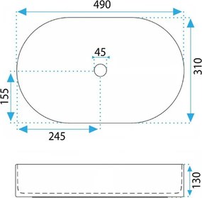 Lavoar pe blat Rea Vanda Sandy