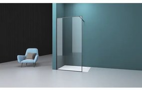 Paravan de dus tip Walk-in negru mat Rune Borr 120x200 cm