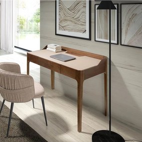 Birou deosebit design LUX Walnut-Leatherette